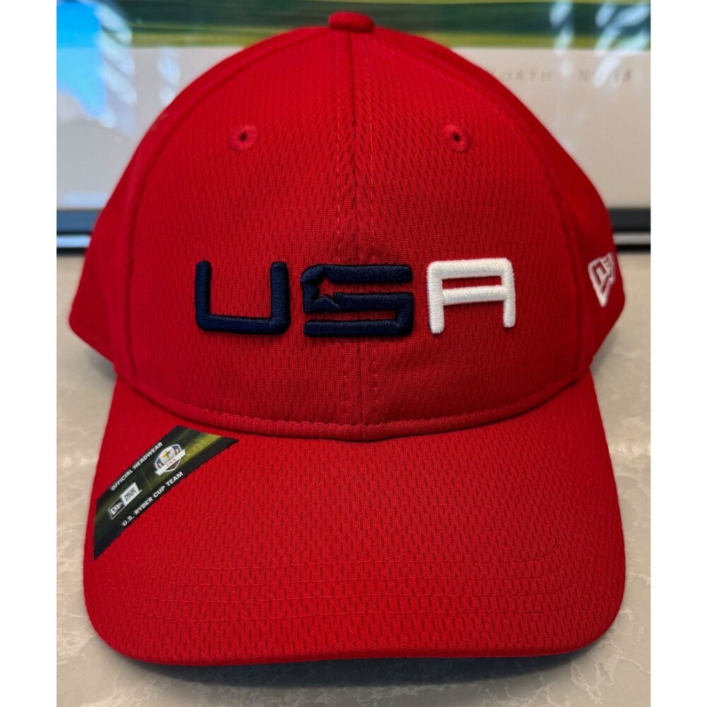 NEW Ryder Cup 2020 Whistling Straits - New Era Golf Hat - Men's Adjustable - Red